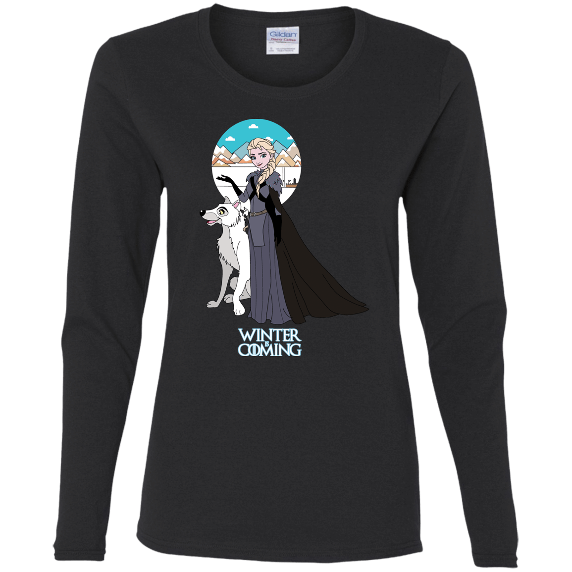 T-Shirts Black / S Elsa is Coming Women's Long Sleeve T-Shirt