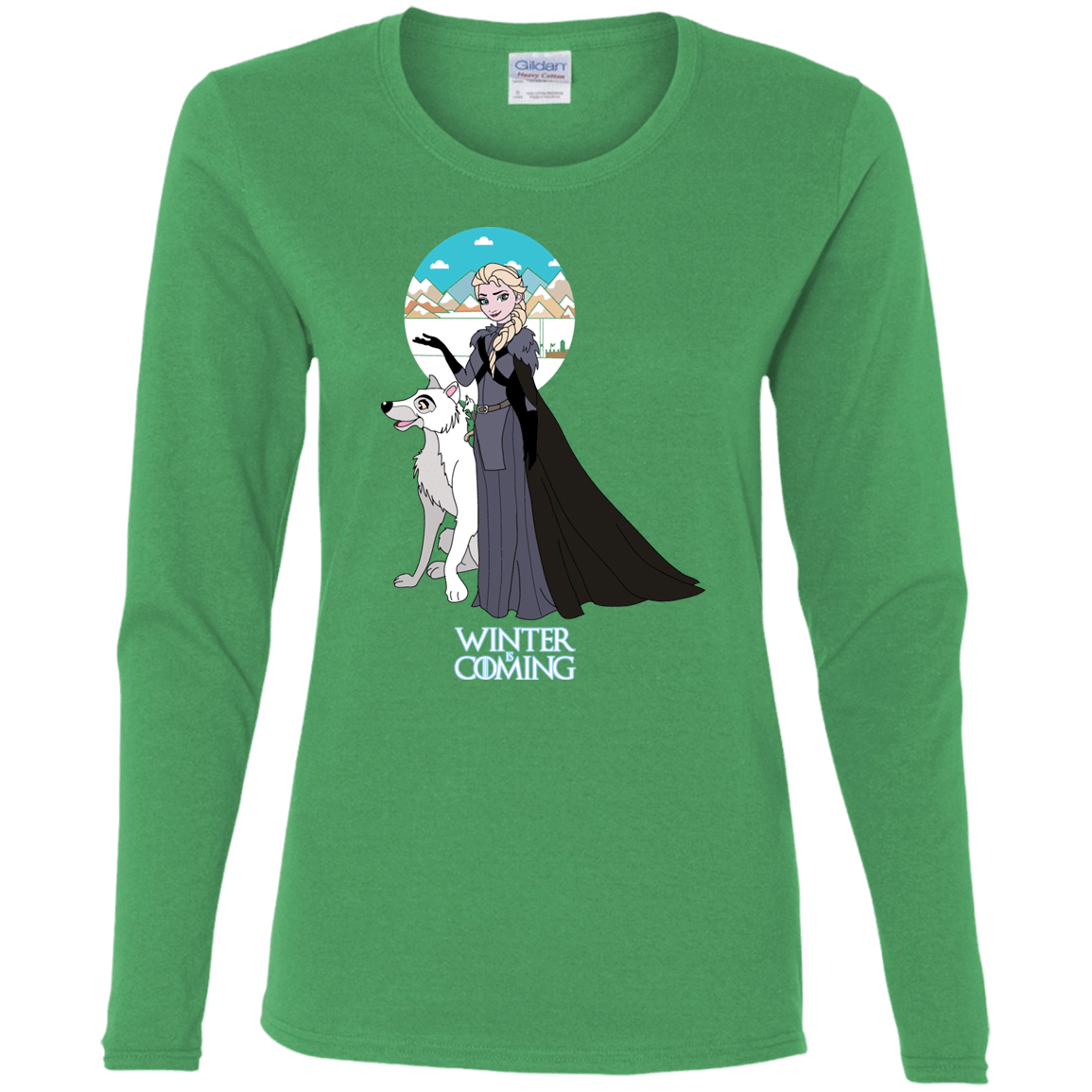 T-Shirts Irish Green / S Elsa is Coming Women's Long Sleeve T-Shirt