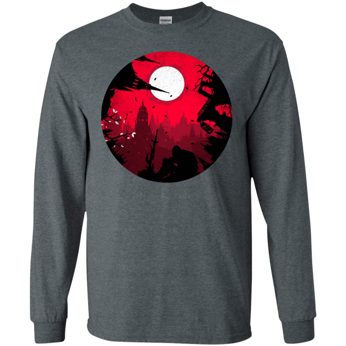 T-Shirts Dark Heather / S Embrace the Darkness Men's Long Sleeve T-Shirt