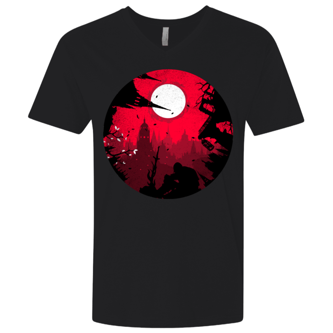 T-Shirts Black / X-Small Embrace the Darkness Men's Premium V-Neck