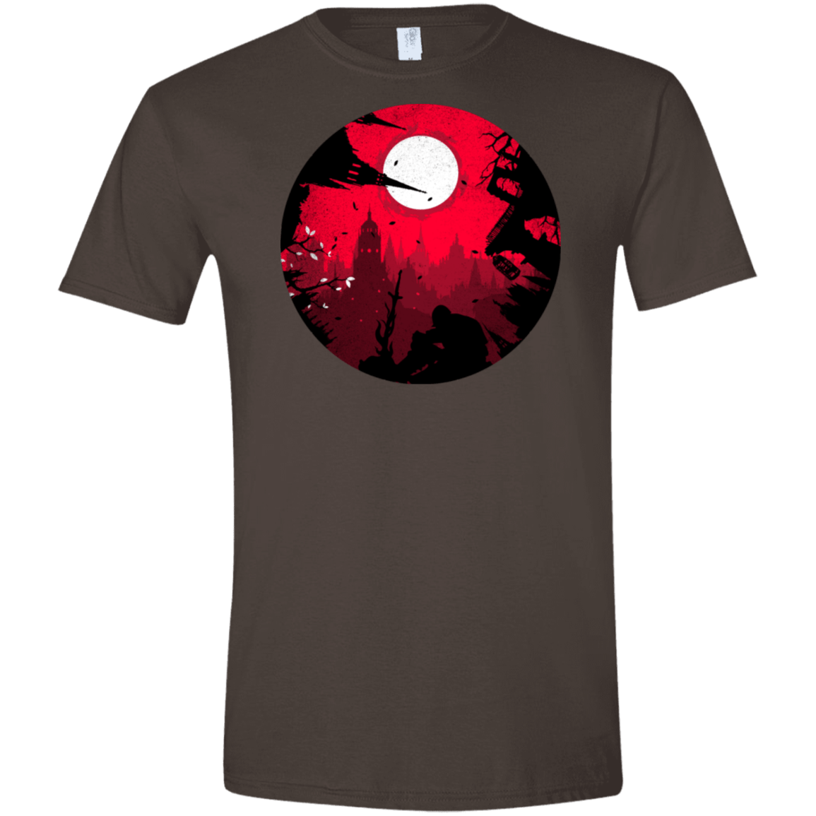 T-Shirts Dark Chocolate / S Embrace the Darkness Men's Semi-Fitted Softstyle