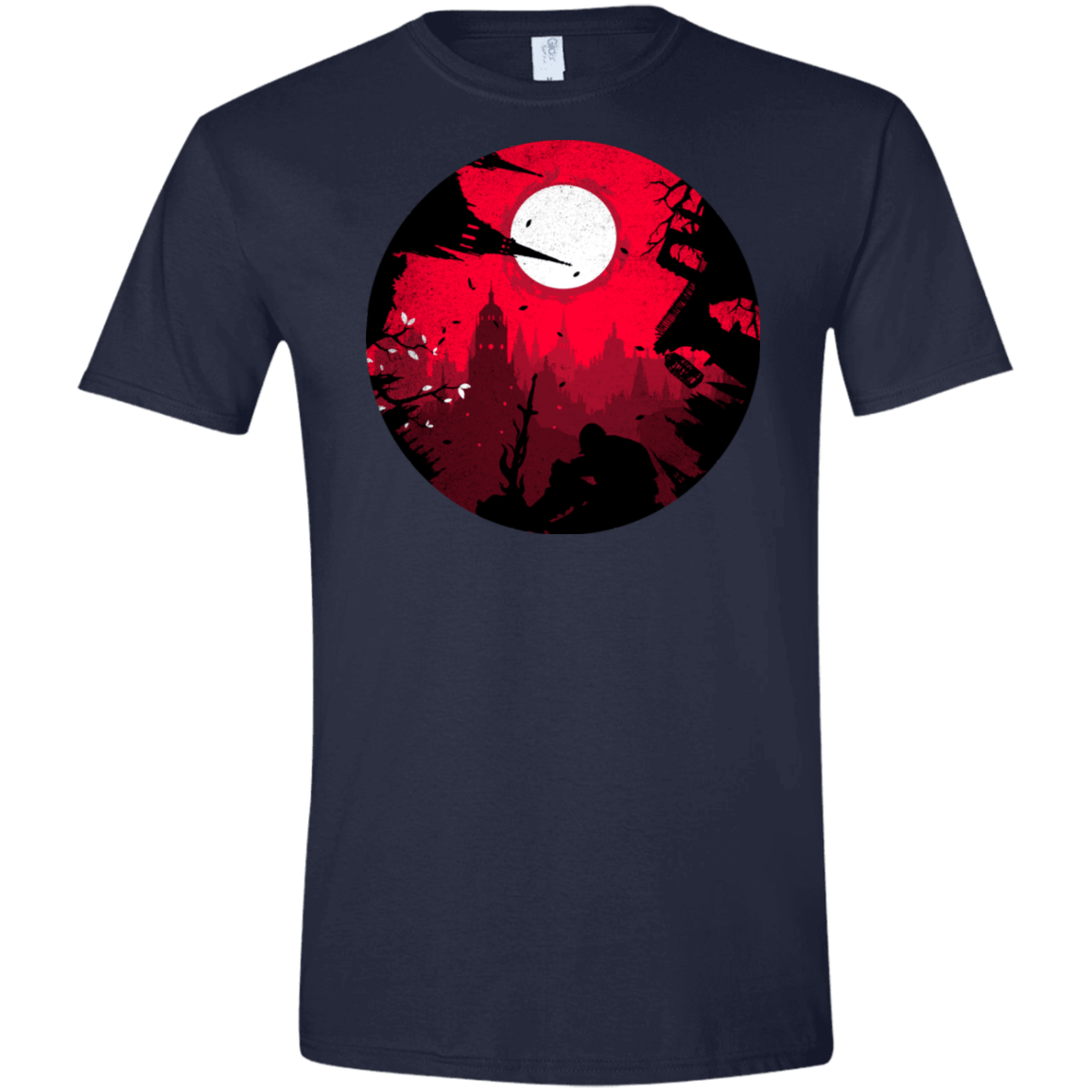 T-Shirts Navy / X-Small Embrace the Darkness Men's Semi-Fitted Softstyle