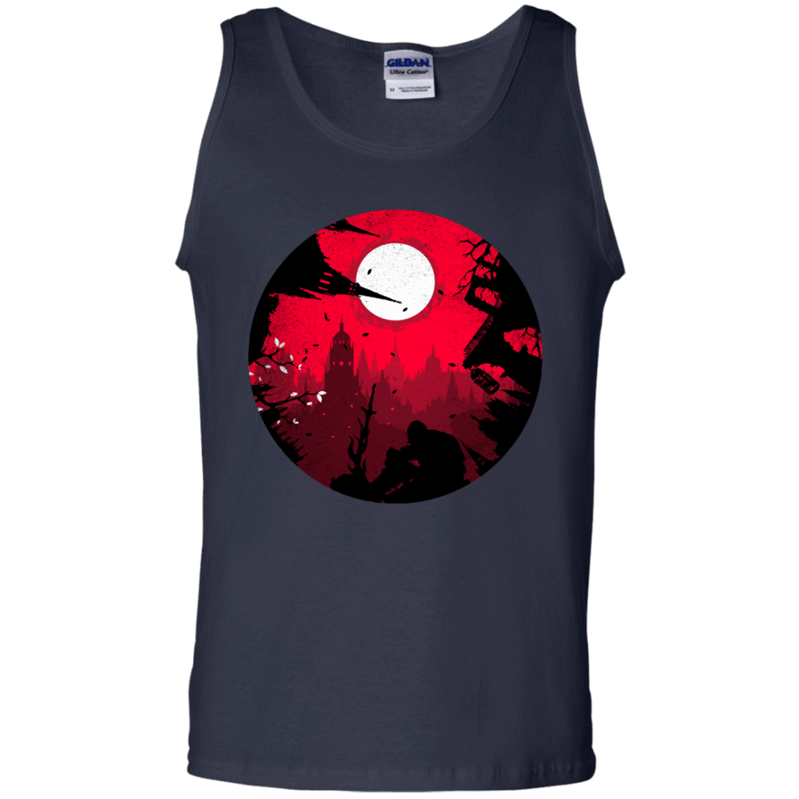T-Shirts Navy / S Embrace the Darkness Men's Tank Top