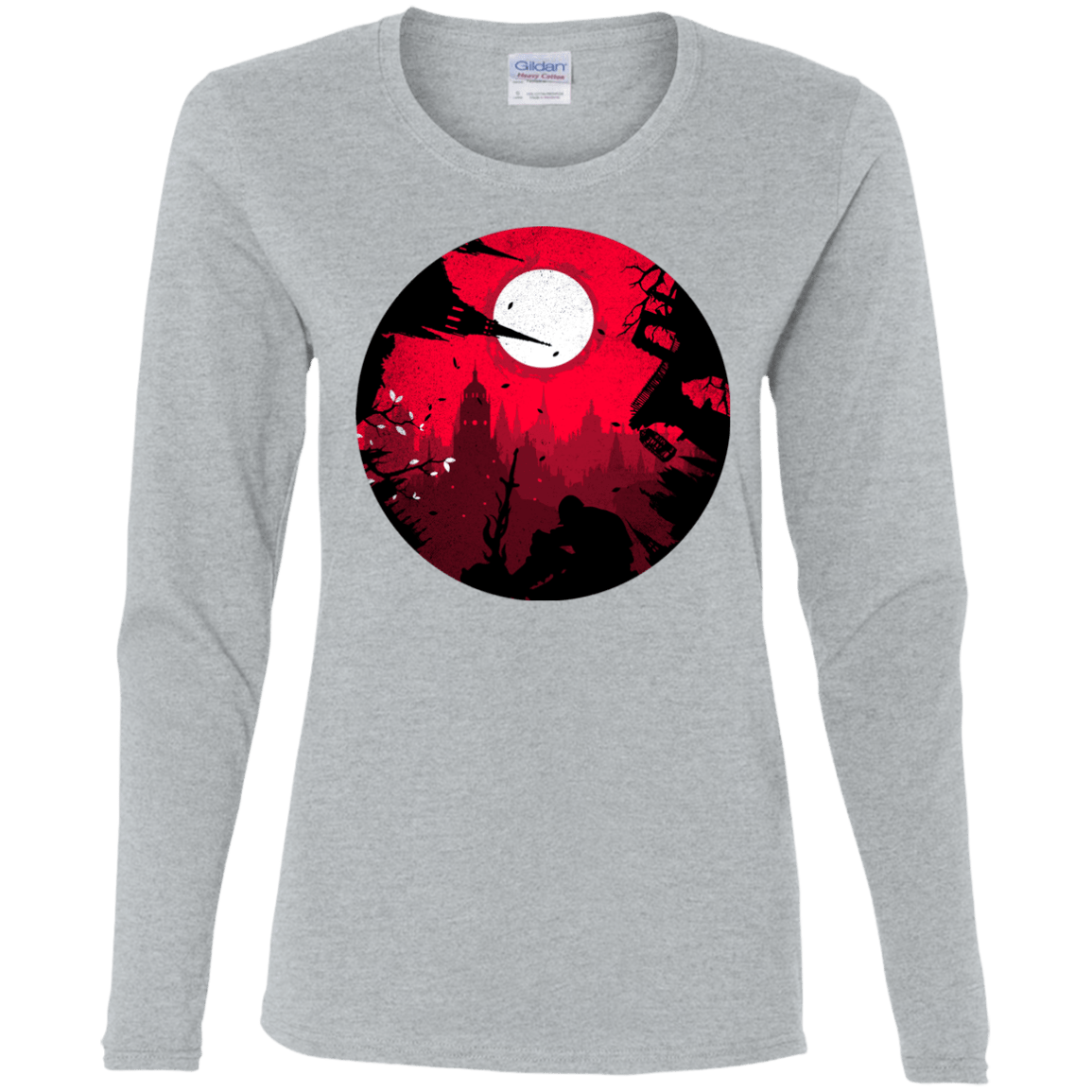 T-Shirts Sport Grey / S Embrace the Darkness Women's Long Sleeve T-Shirt