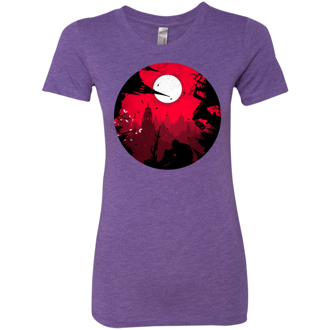 T-Shirts Purple Rush / S Embrace the Darkness Women's Triblend T-Shirt