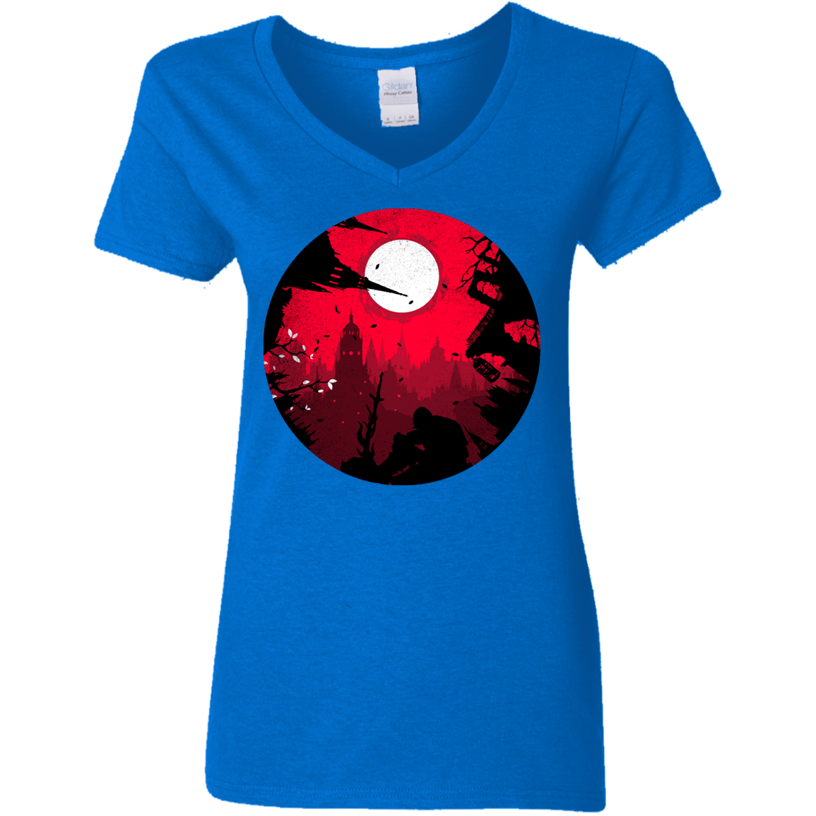 T-Shirts Royal / S Embrace the Darkness Women's V-Neck T-Shirt