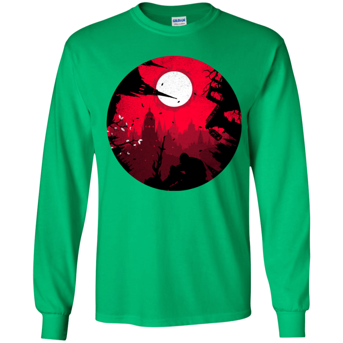 T-Shirts Irish Green / YS Embrace the Darkness Youth Long Sleeve T-Shirt