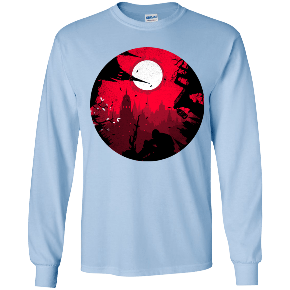 T-Shirts Light Blue / YS Embrace the Darkness Youth Long Sleeve T-Shirt