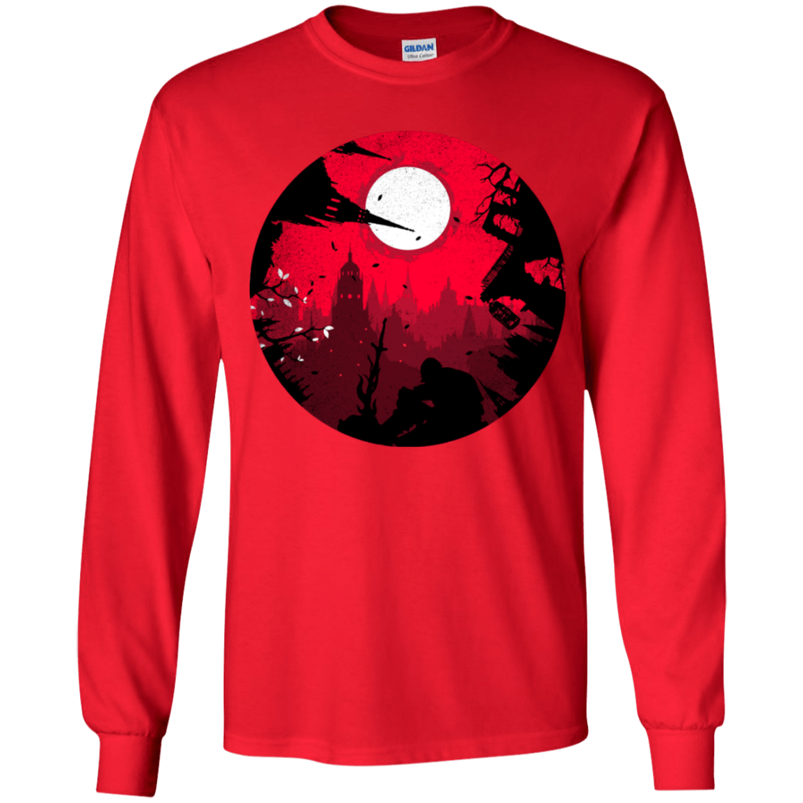 T-Shirts Red / YS Embrace the Darkness Youth Long Sleeve T-Shirt
