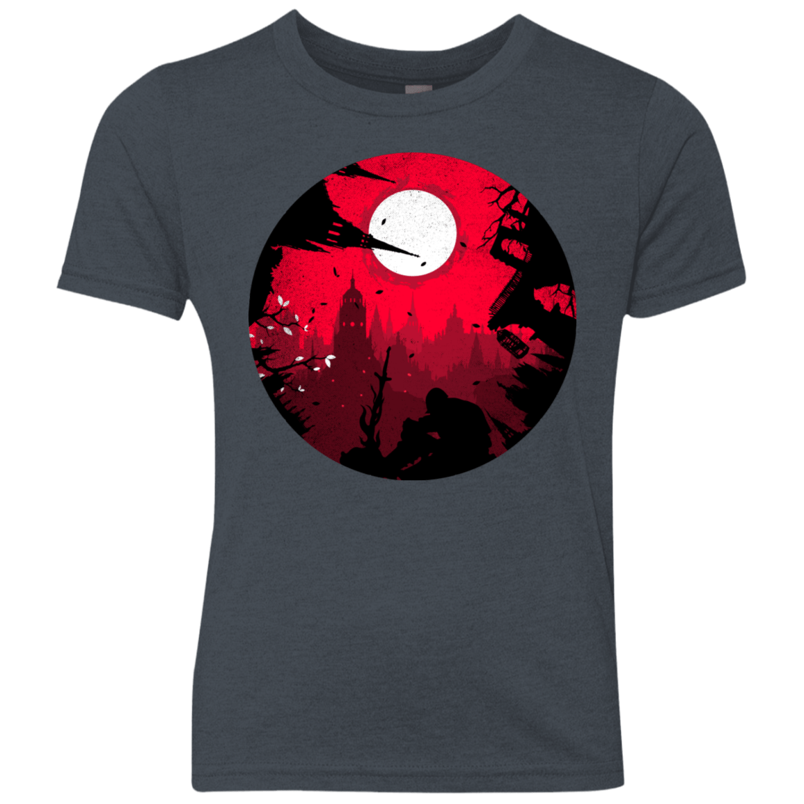T-Shirts Vintage Navy / YXS Embrace the Darkness Youth Triblend T-Shirt