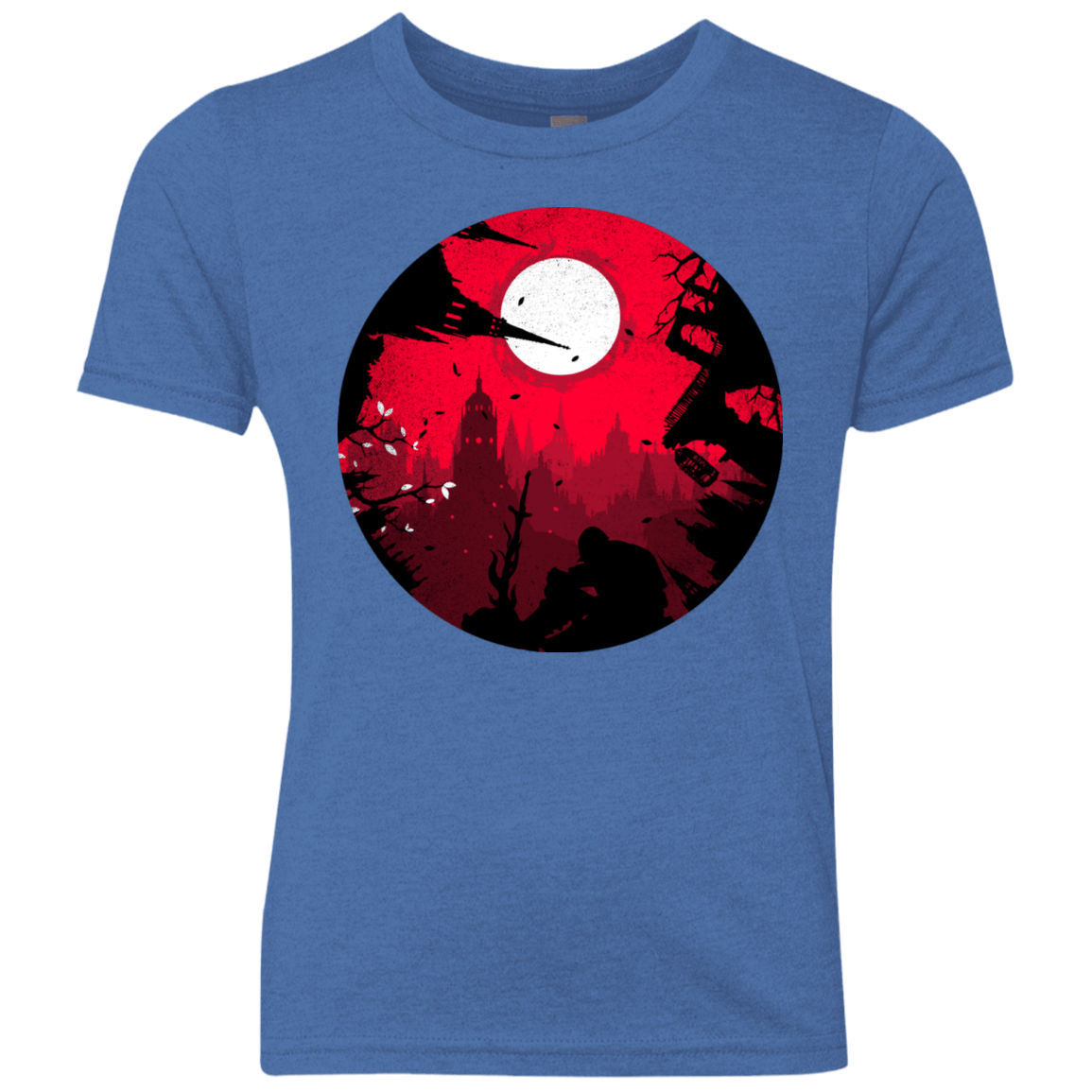 T-Shirts Vintage Royal / YXS Embrace the Darkness Youth Triblend T-Shirt