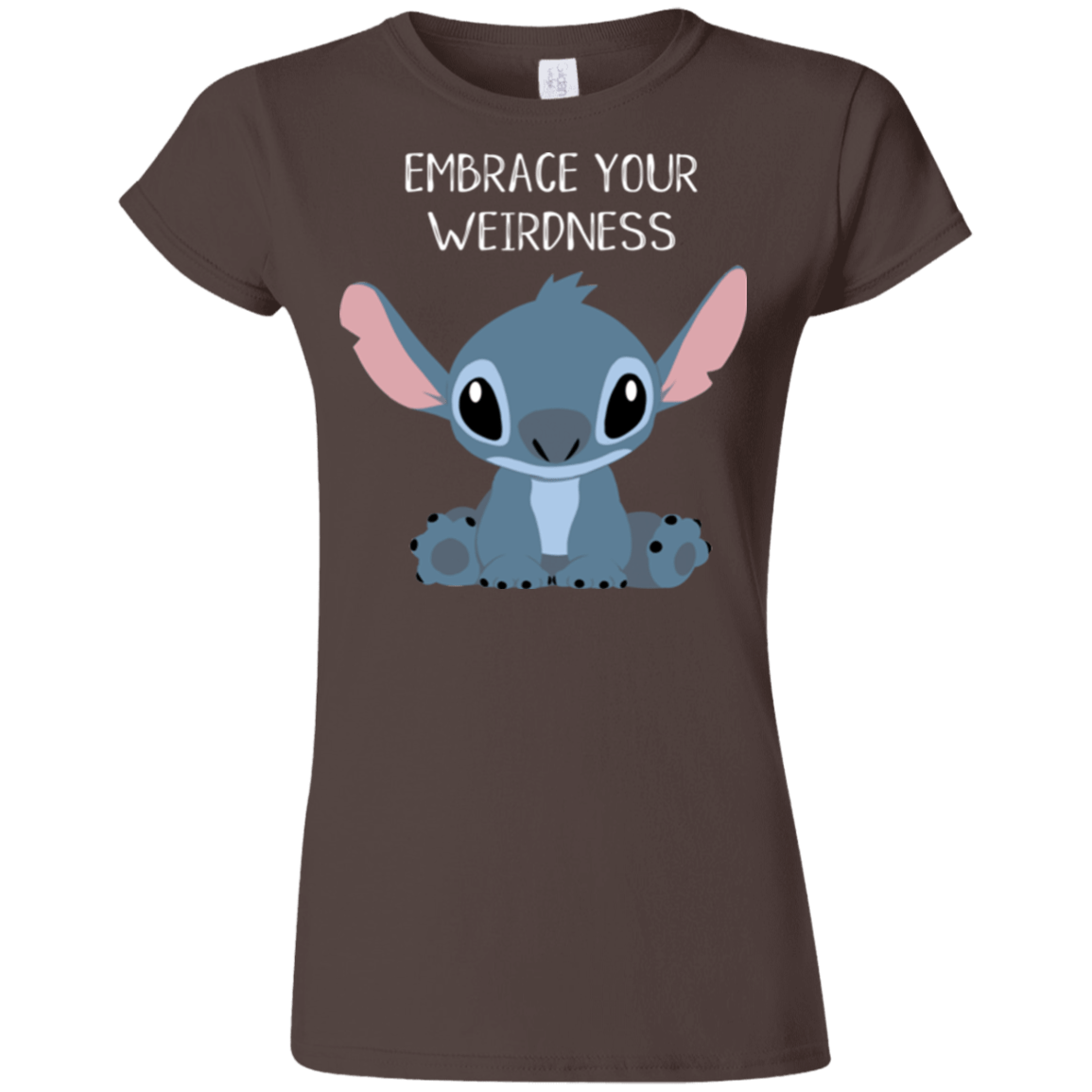 T-Shirts Dark Chocolate / S Embrace your weirdness Junior Slimmer-Fit T-Shirt