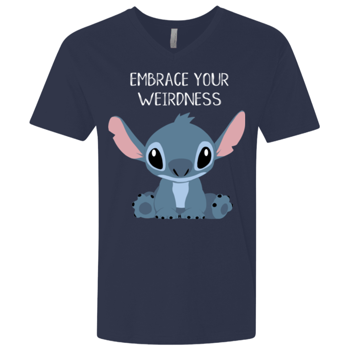 T-Shirts Midnight Navy / X-Small Embrace your weirdness Men's Premium V-Neck
