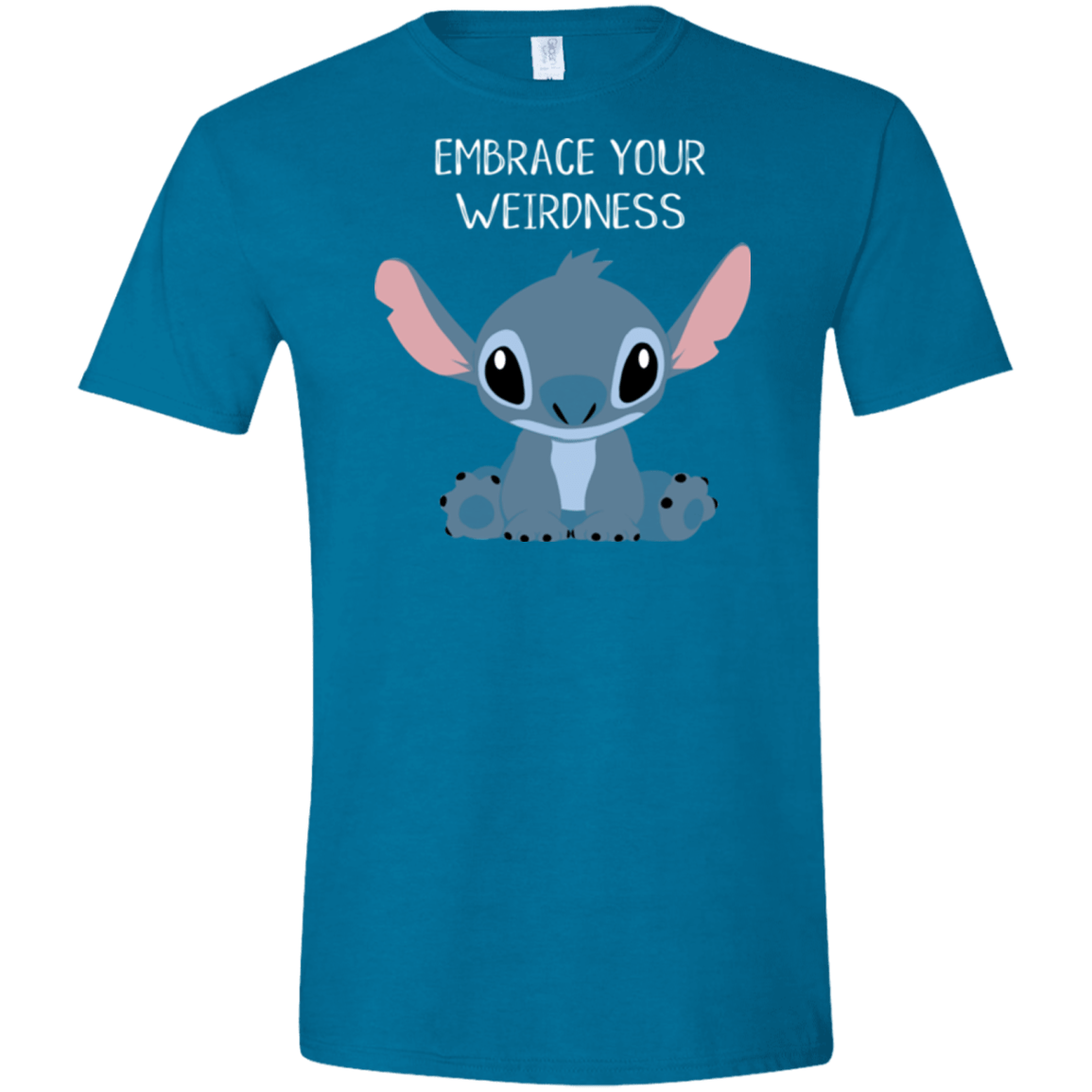 T-Shirts Antique Sapphire / S Embrace your weirdness Men's Semi-Fitted Softstyle