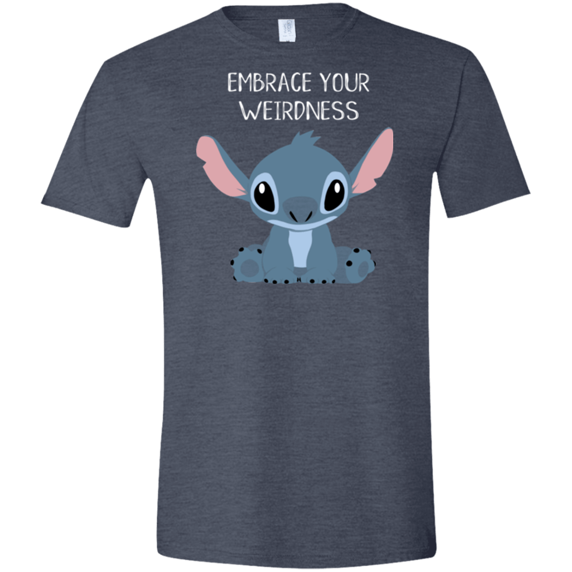 T-Shirts Heather Navy / S Embrace your weirdness Men's Semi-Fitted Softstyle