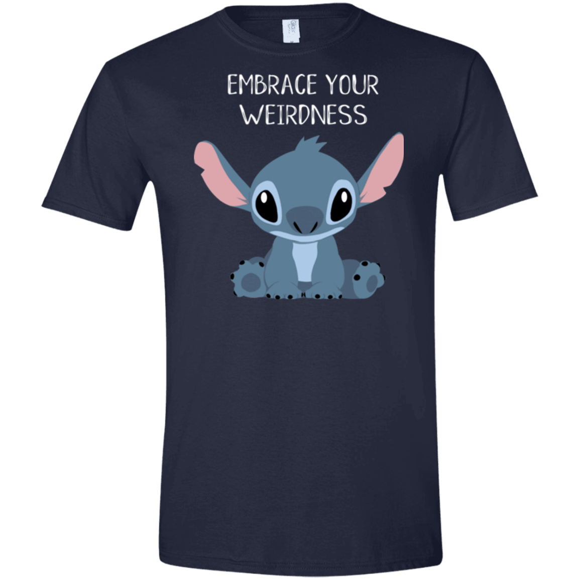 T-Shirts Navy / X-Small Embrace your weirdness Men's Semi-Fitted Softstyle