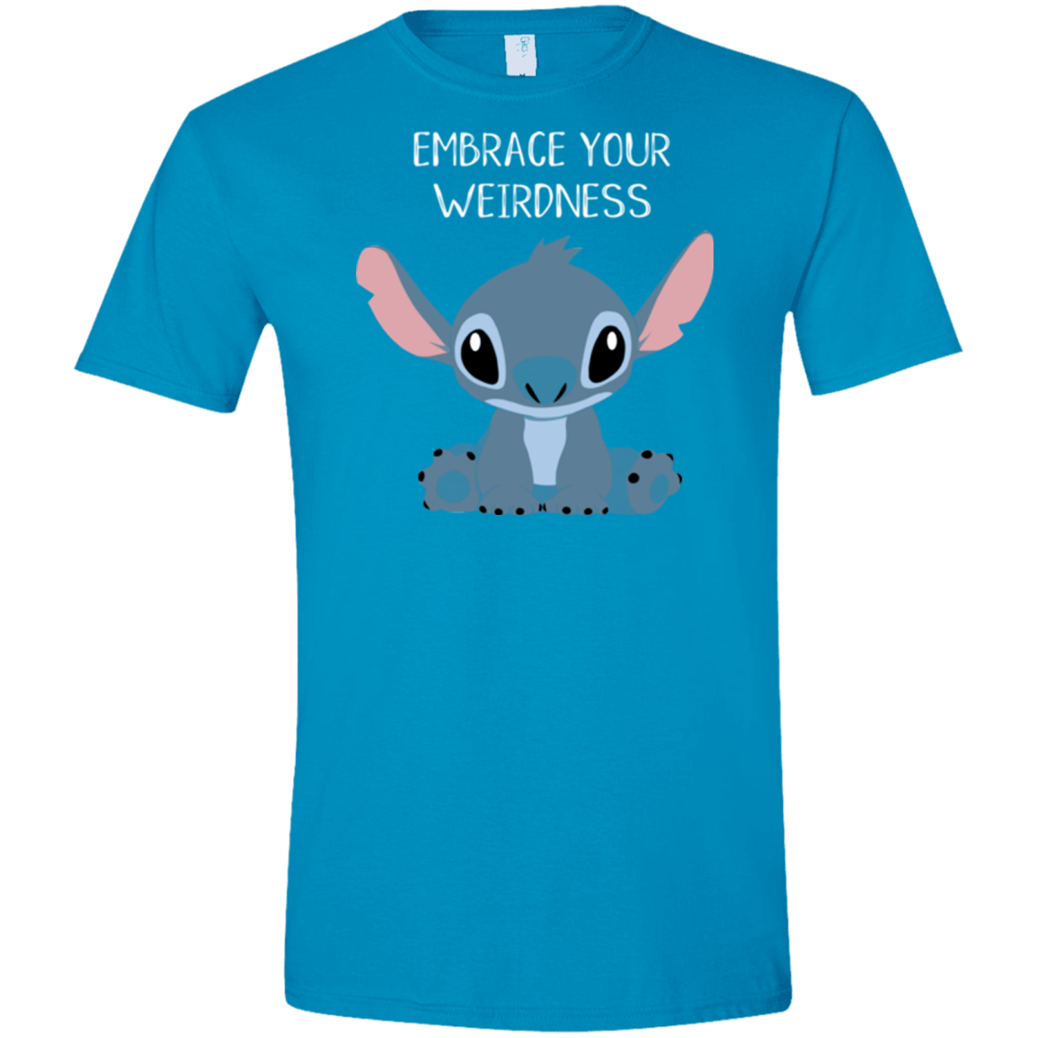 T-Shirts Sapphire / S Embrace your weirdness Men's Semi-Fitted Softstyle