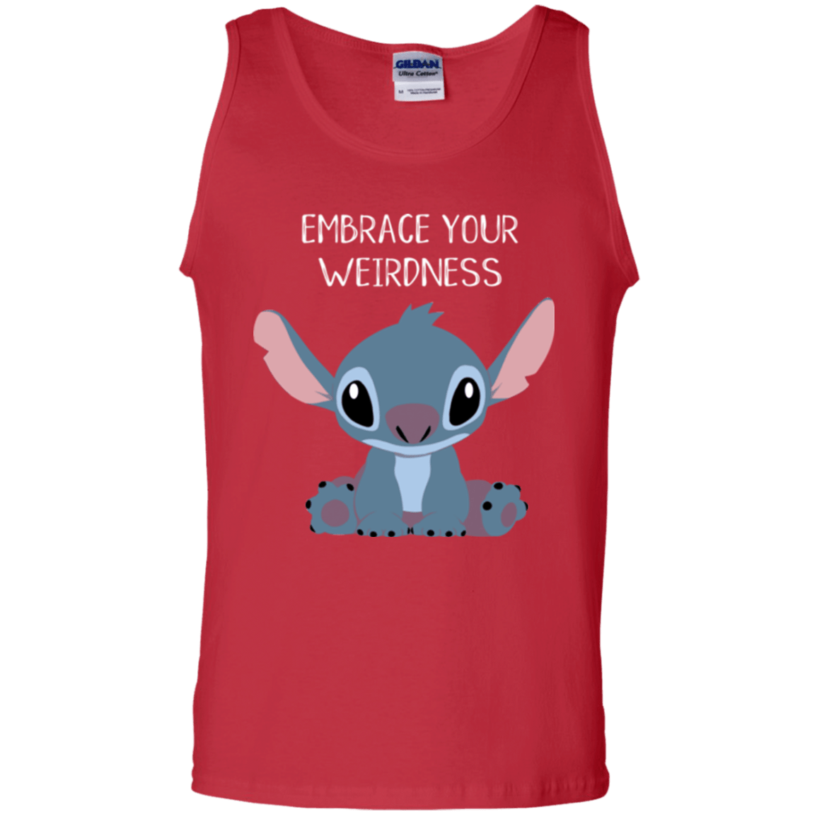 T-Shirts Red / S Embrace your weirdness Men's Tank Top
