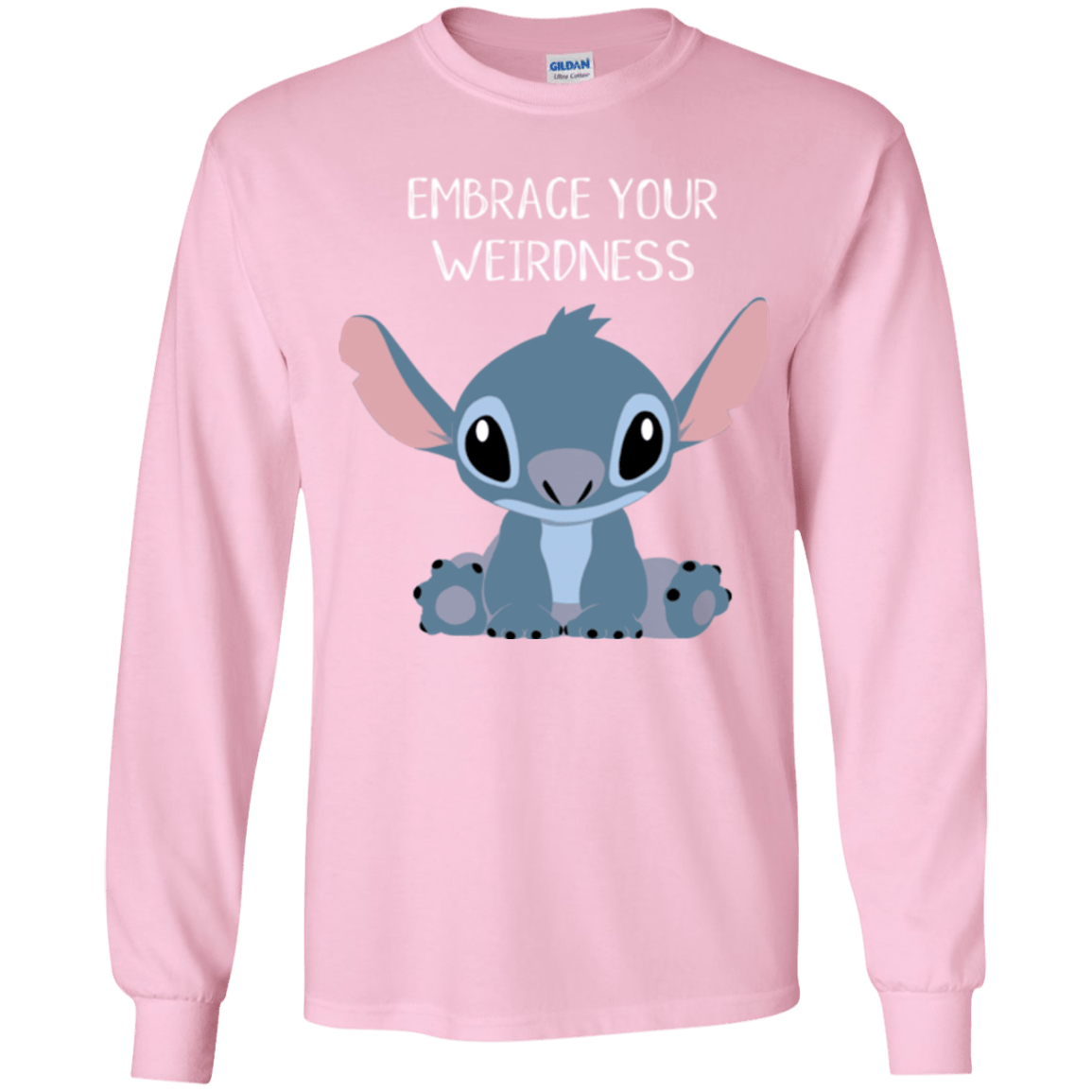 T-Shirts Light Pink / YS Embrace your weirdness Youth Long Sleeve T-Shirt