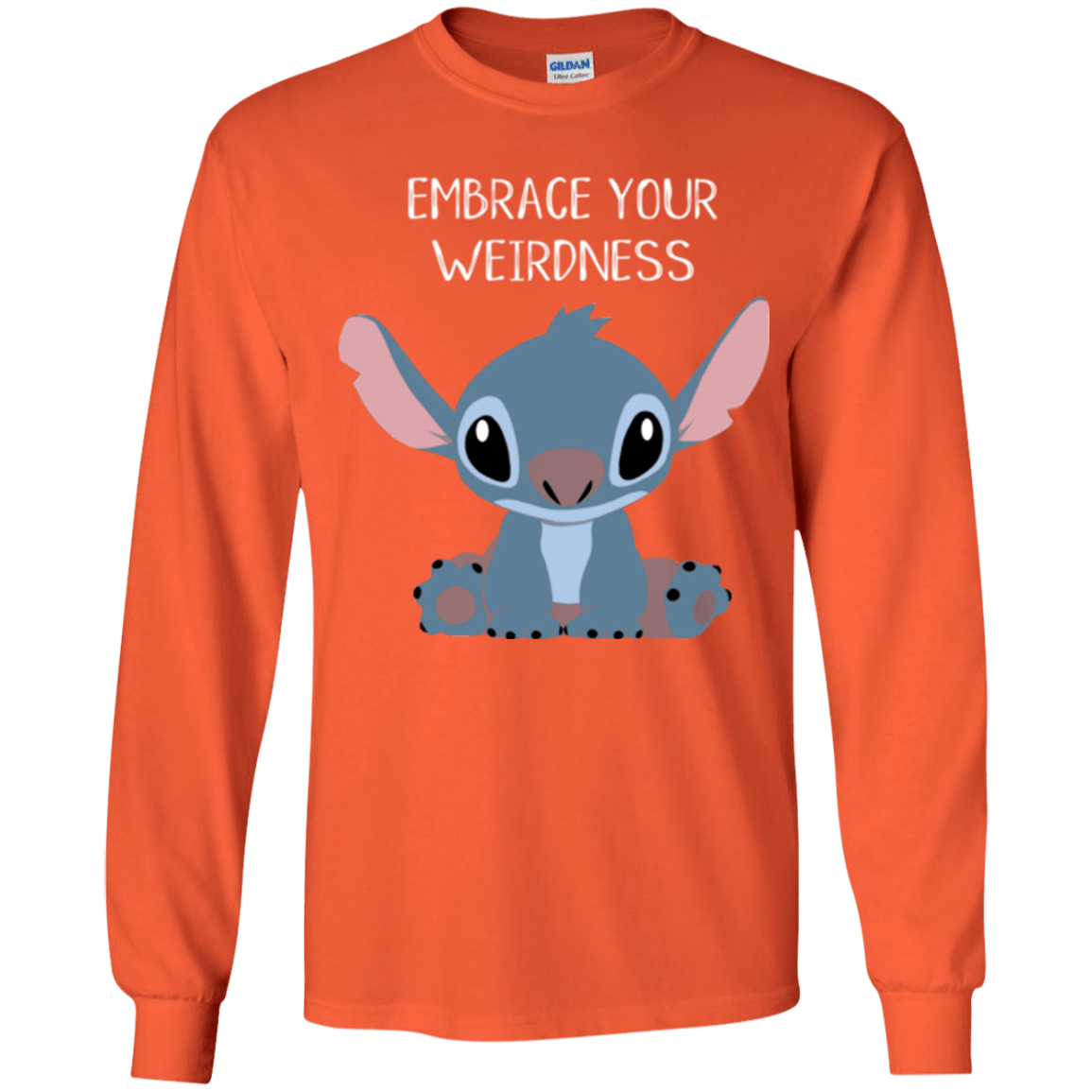 T-Shirts Orange / YS Embrace your weirdness Youth Long Sleeve T-Shirt