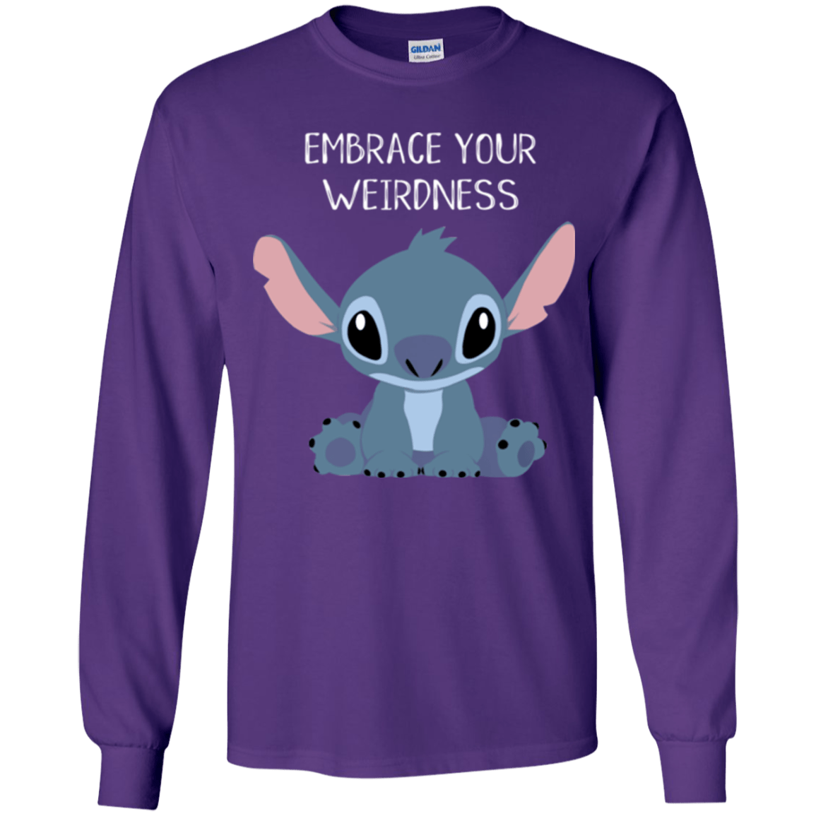 T-Shirts Purple / YS Embrace your weirdness Youth Long Sleeve T-Shirt