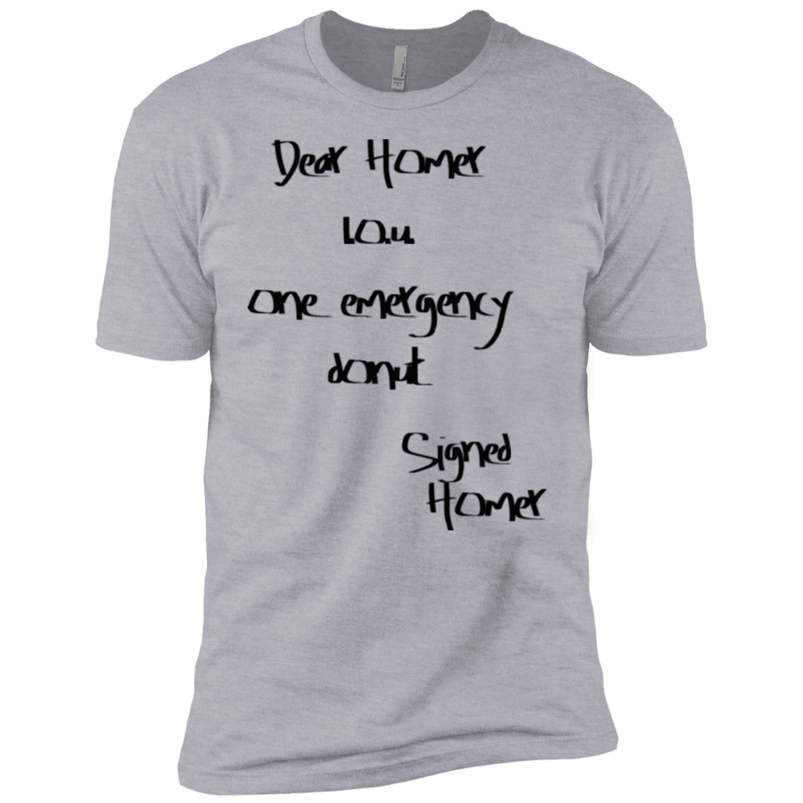 T-Shirts Heather Grey / YXS Emergency Donut Boys Premium T-Shirt
