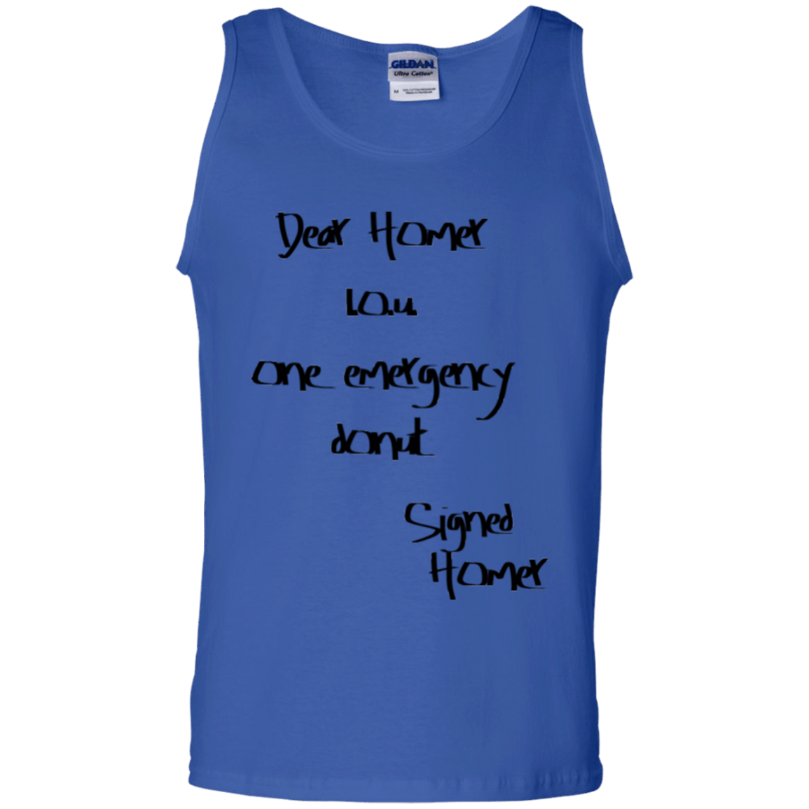 T-Shirts Royal / S Emergency Donut Men's Tank Top
