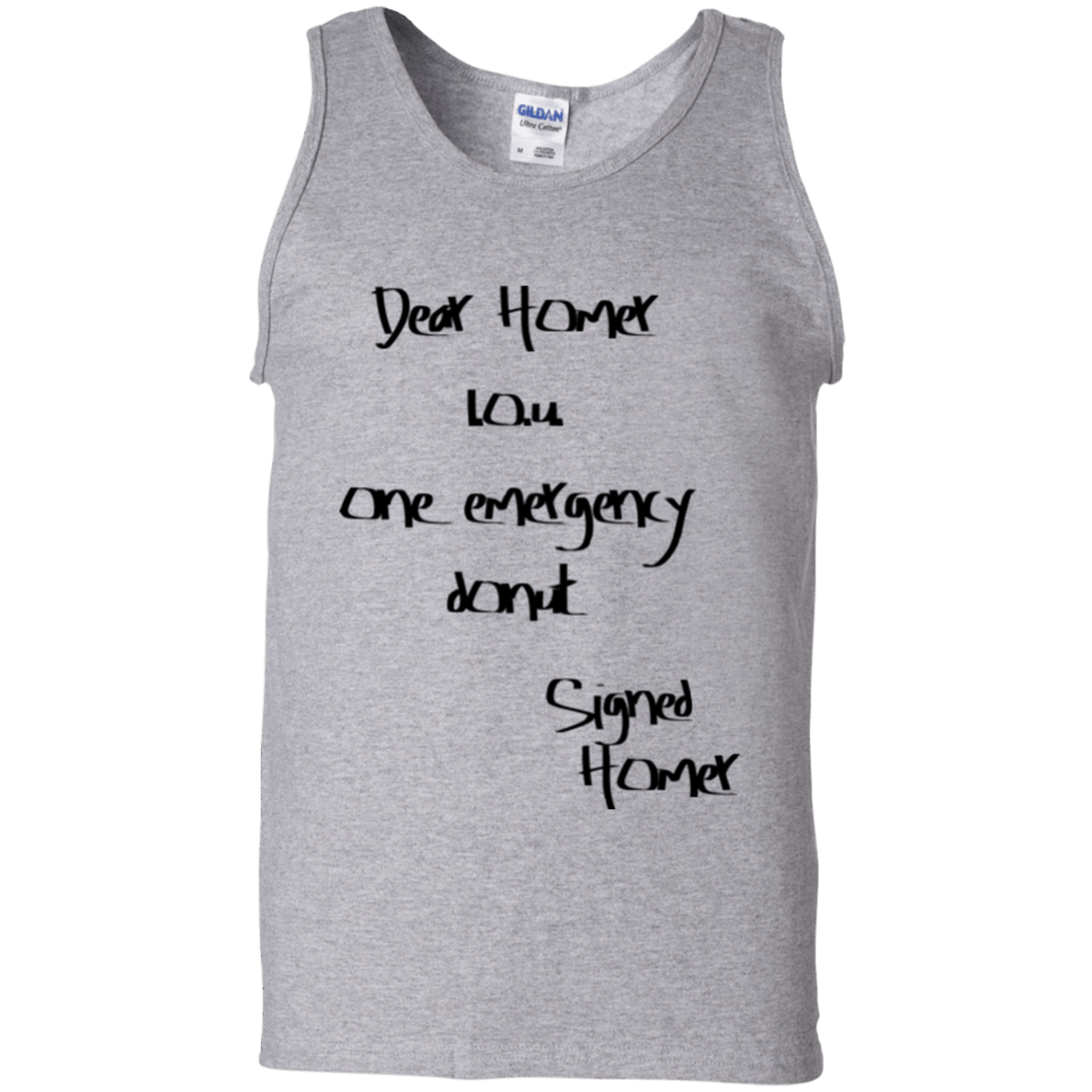 T-Shirts Sport Grey / S Emergency Donut Men's Tank Top