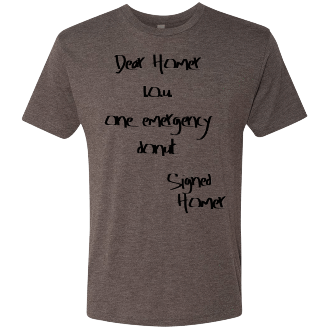 T-Shirts Macchiato / S Emergency Donut Men's Triblend T-Shirt