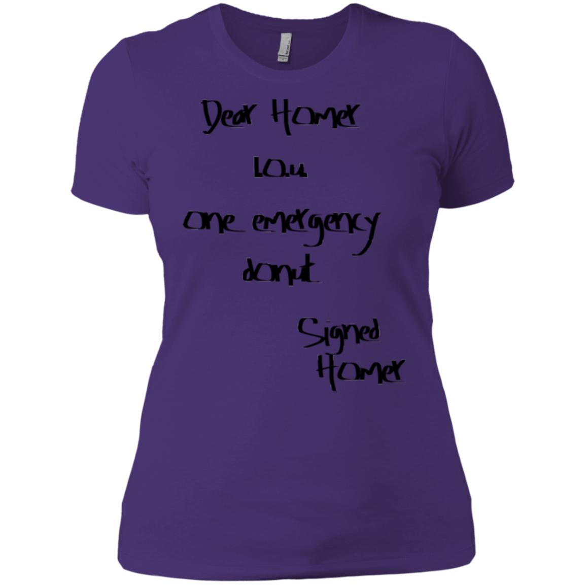 T-Shirts Purple Rush/ / X-Small Emergency Donut Women's Premium T-Shirt