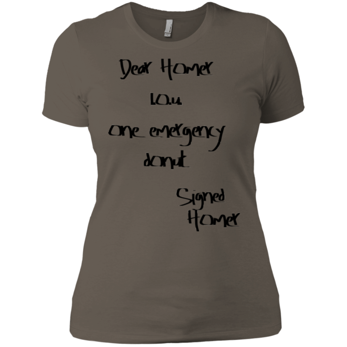 T-Shirts Warm Grey / X-Small Emergency Donut Women's Premium T-Shirt