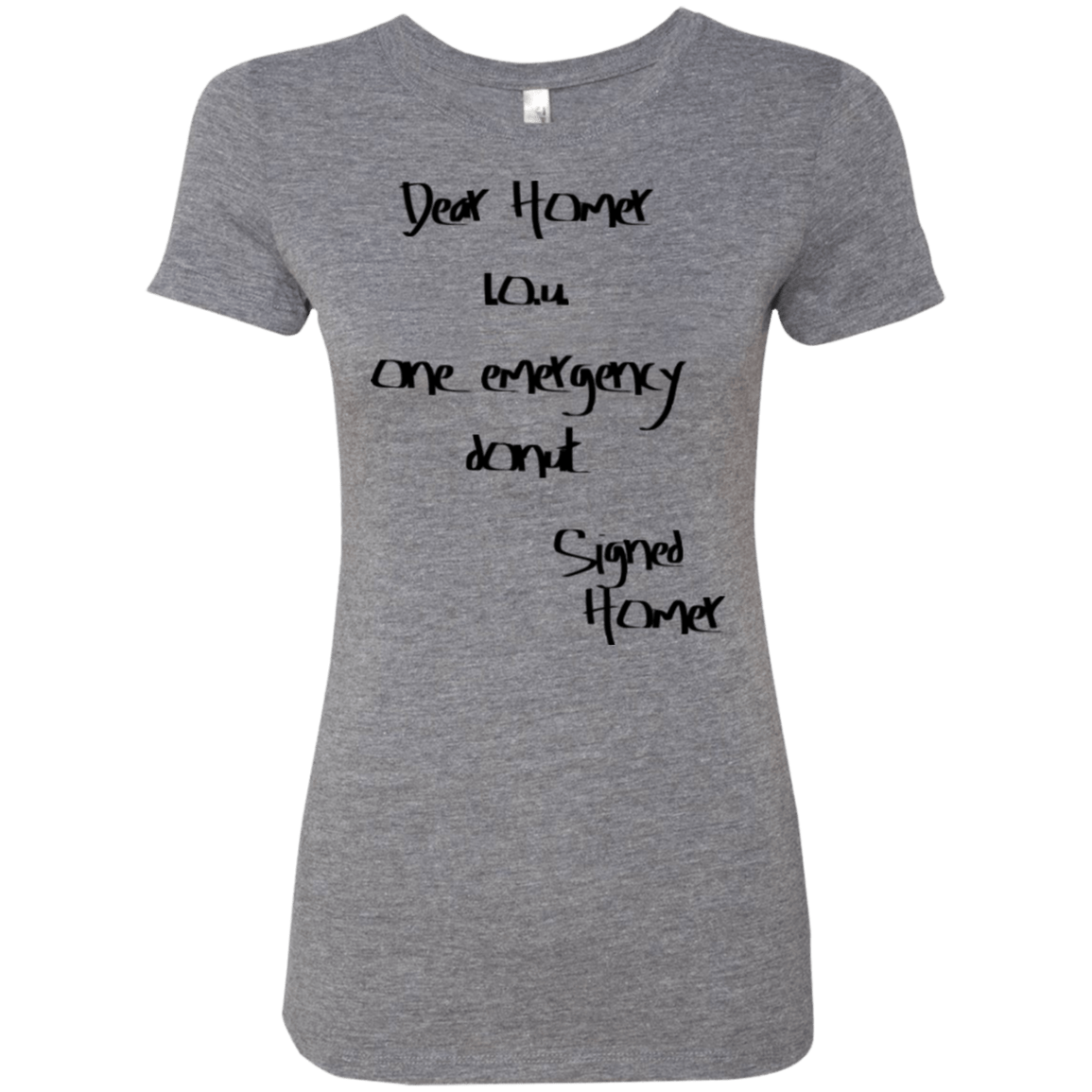 T-Shirts Premium Heather / S Emergency Donut Women's Triblend T-Shirt