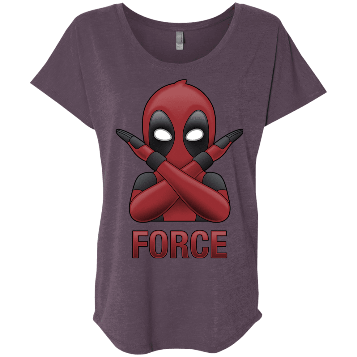 T-Shirts Vintage Purple / X-Small Emoji DP Triblend Dolman Sleeve