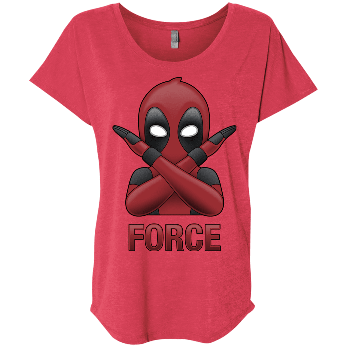 T-Shirts Vintage Red / X-Small Emoji DP Triblend Dolman Sleeve