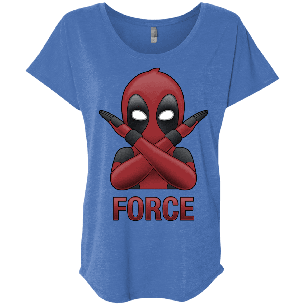 T-Shirts Vintage Royal / X-Small Emoji DP Triblend Dolman Sleeve