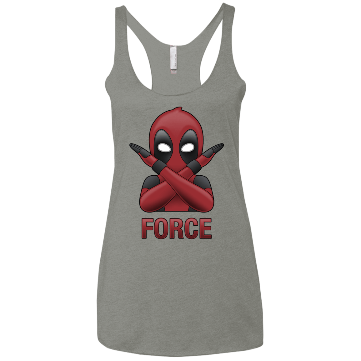 T-Shirts Venetian Grey / X-Small Emoji DP Women's Triblend Racerback Tank