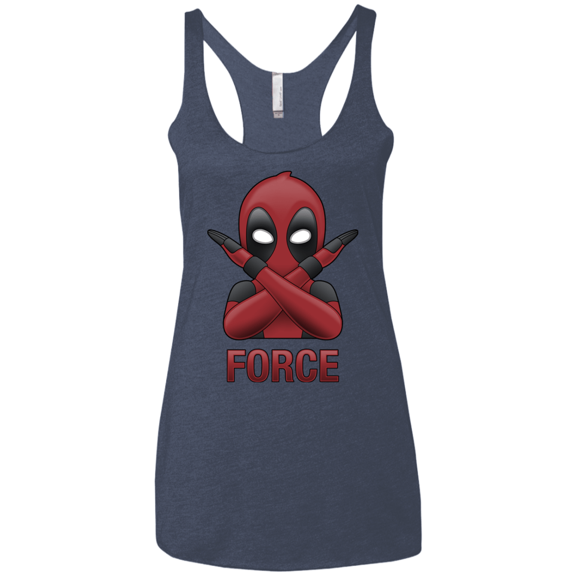 T-Shirts Vintage Navy / X-Small Emoji DP Women's Triblend Racerback Tank