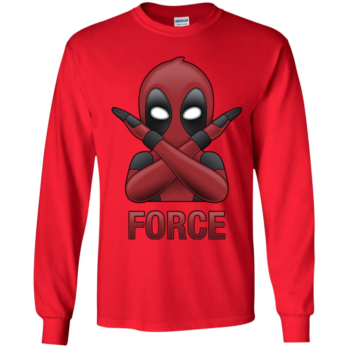 T-Shirts Red / YS Emoji DP Youth Long Sleeve T-Shirt