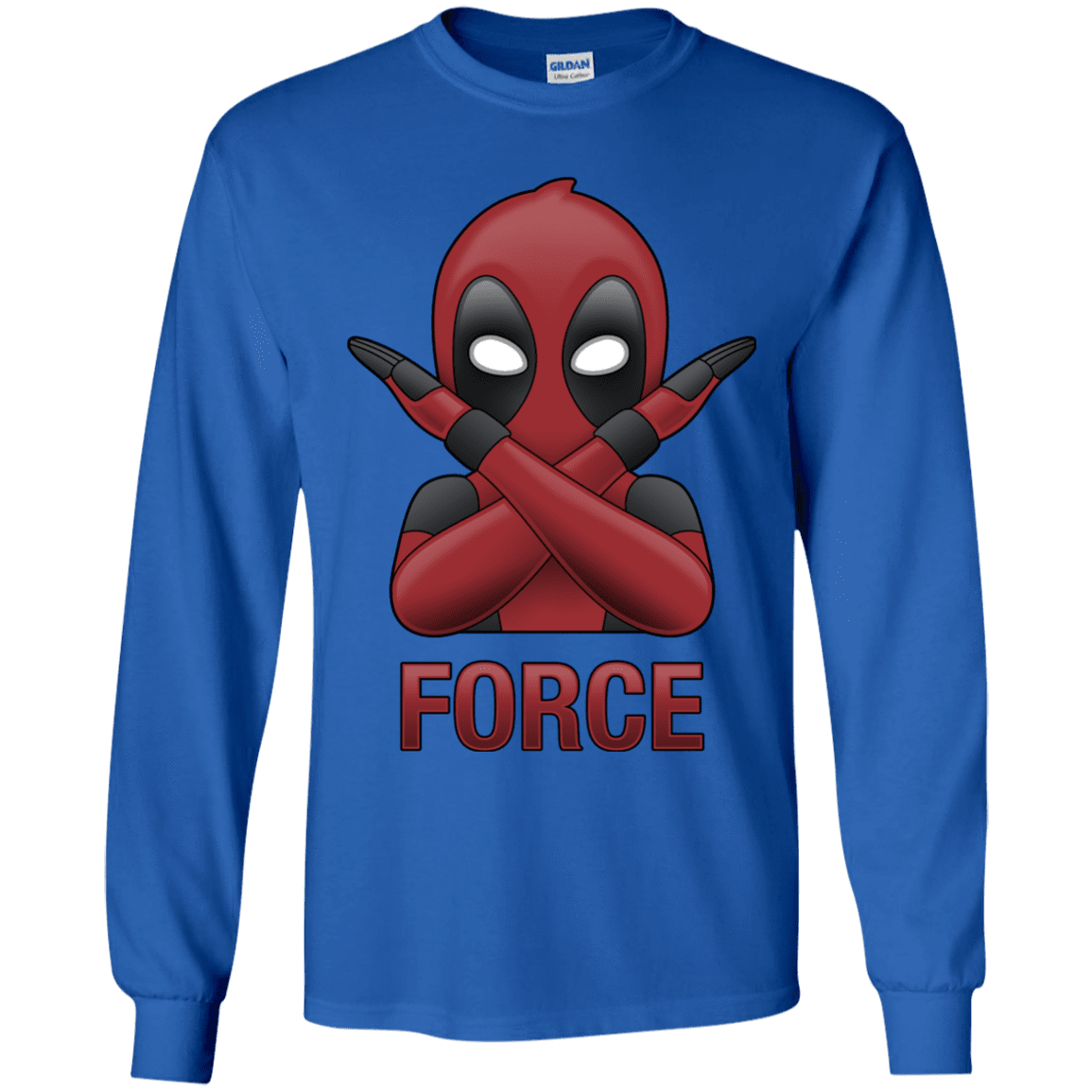 T-Shirts Royal / YS Emoji DP Youth Long Sleeve T-Shirt