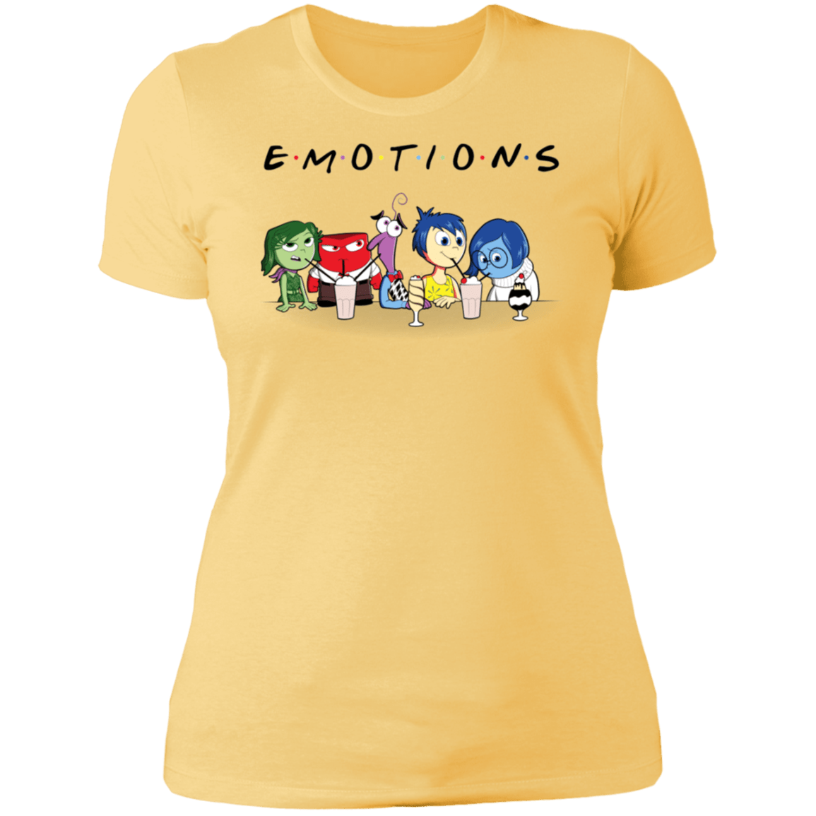 T-Shirts Banana Cream/ / S EMOTIONS Women's Premium T-Shirt