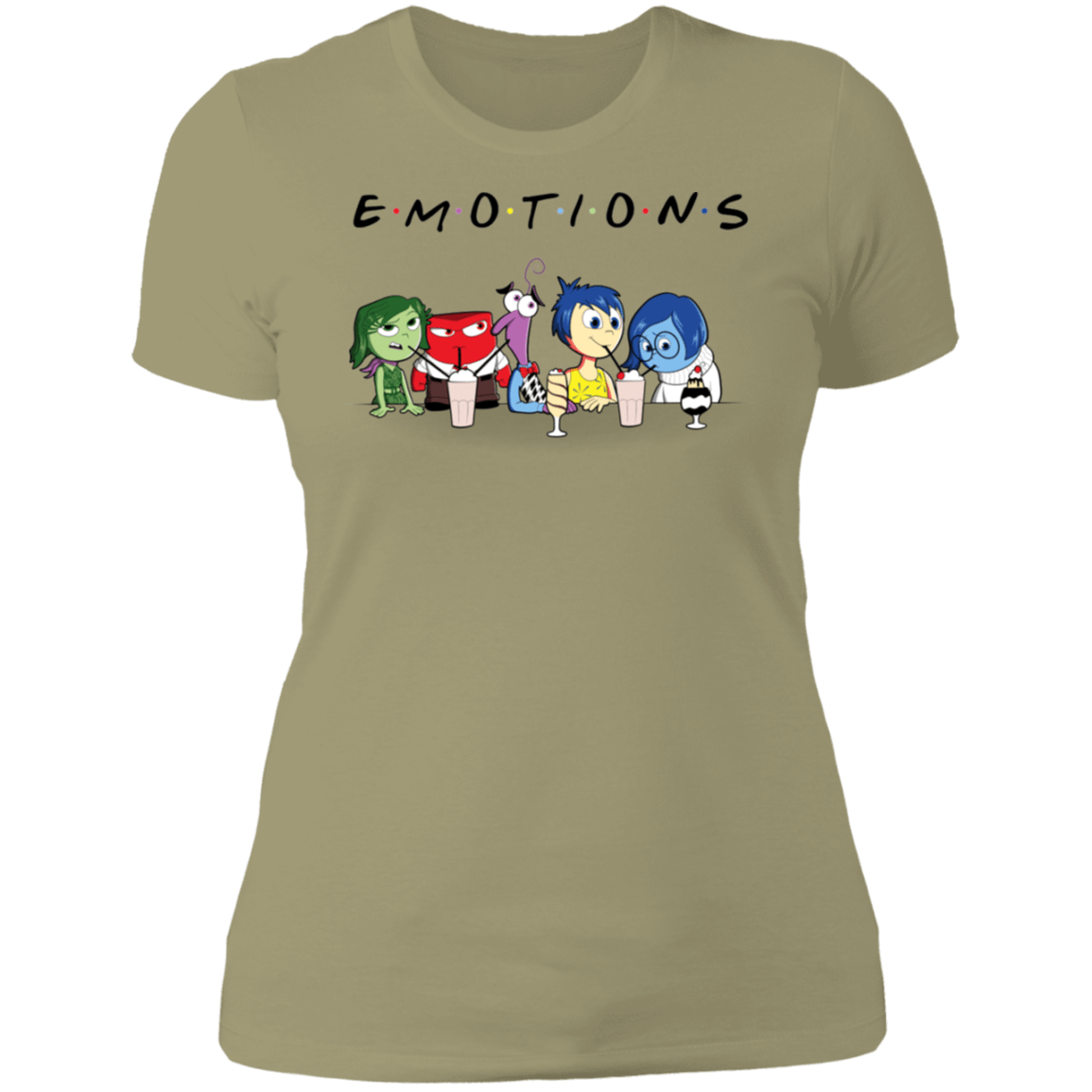 T-Shirts Light Olive / S EMOTIONS Women's Premium T-Shirt