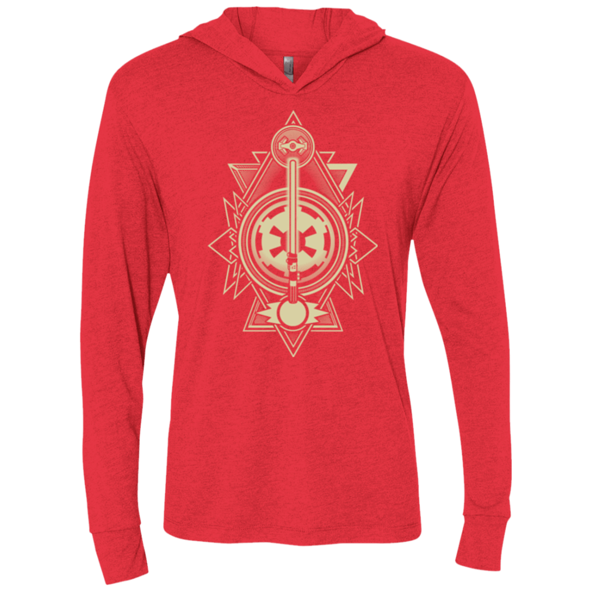 T-Shirts Vintage Red / X-Small Empire Association Triblend Long Sleeve Hoodie Tee