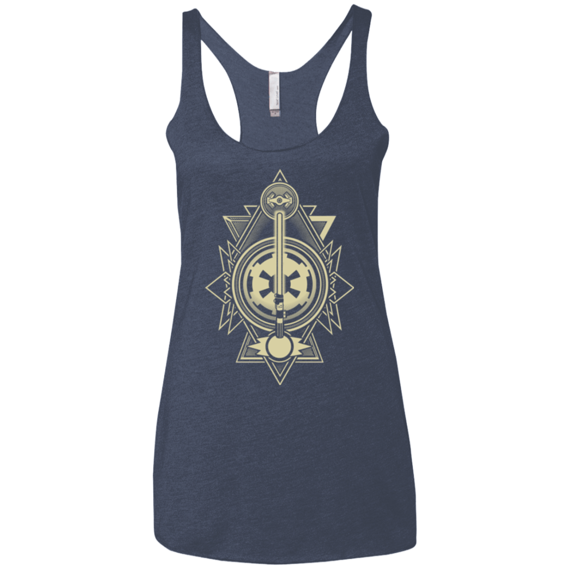T-Shirts Vintage Navy / X-Small Empire Association Women's Triblend Racerback Tank