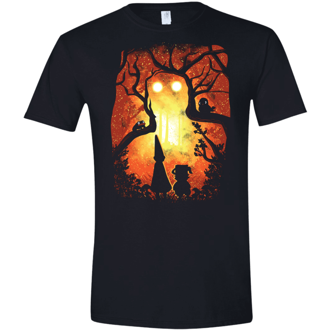 T-Shirts Black / X-Small Enchanted Forest Men's Semi-Fitted Softstyle