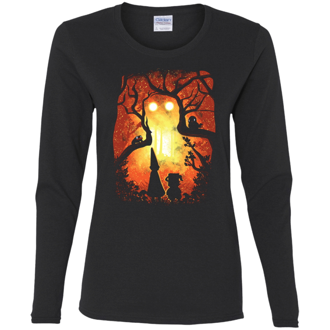 T-Shirts Black / S Enchanted Forest Women's Long Sleeve T-Shirt
