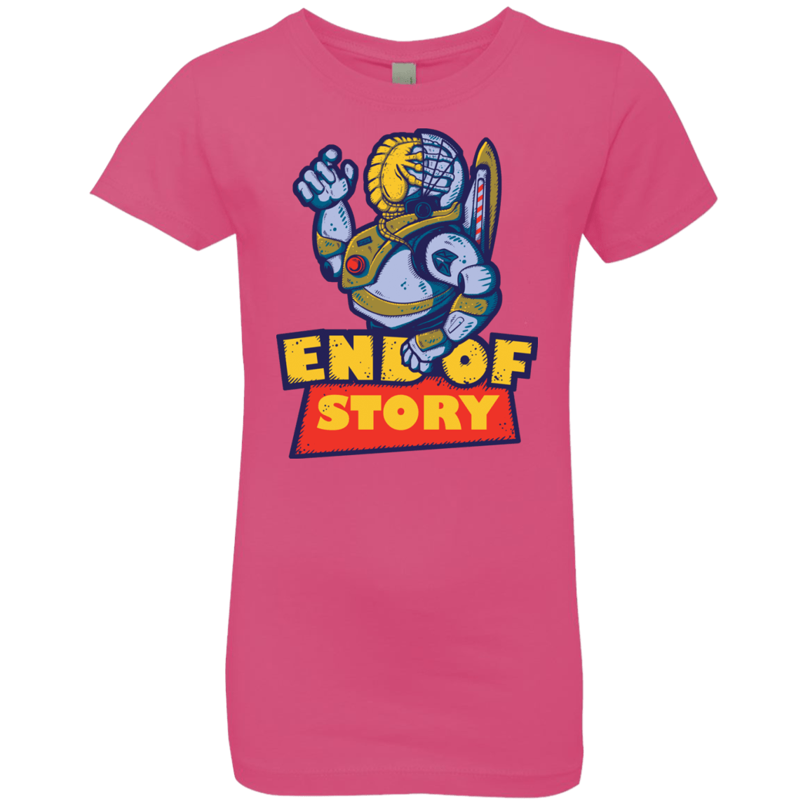 T-Shirts Hot Pink / YXS END OF STORY Girls Premium T-Shirt