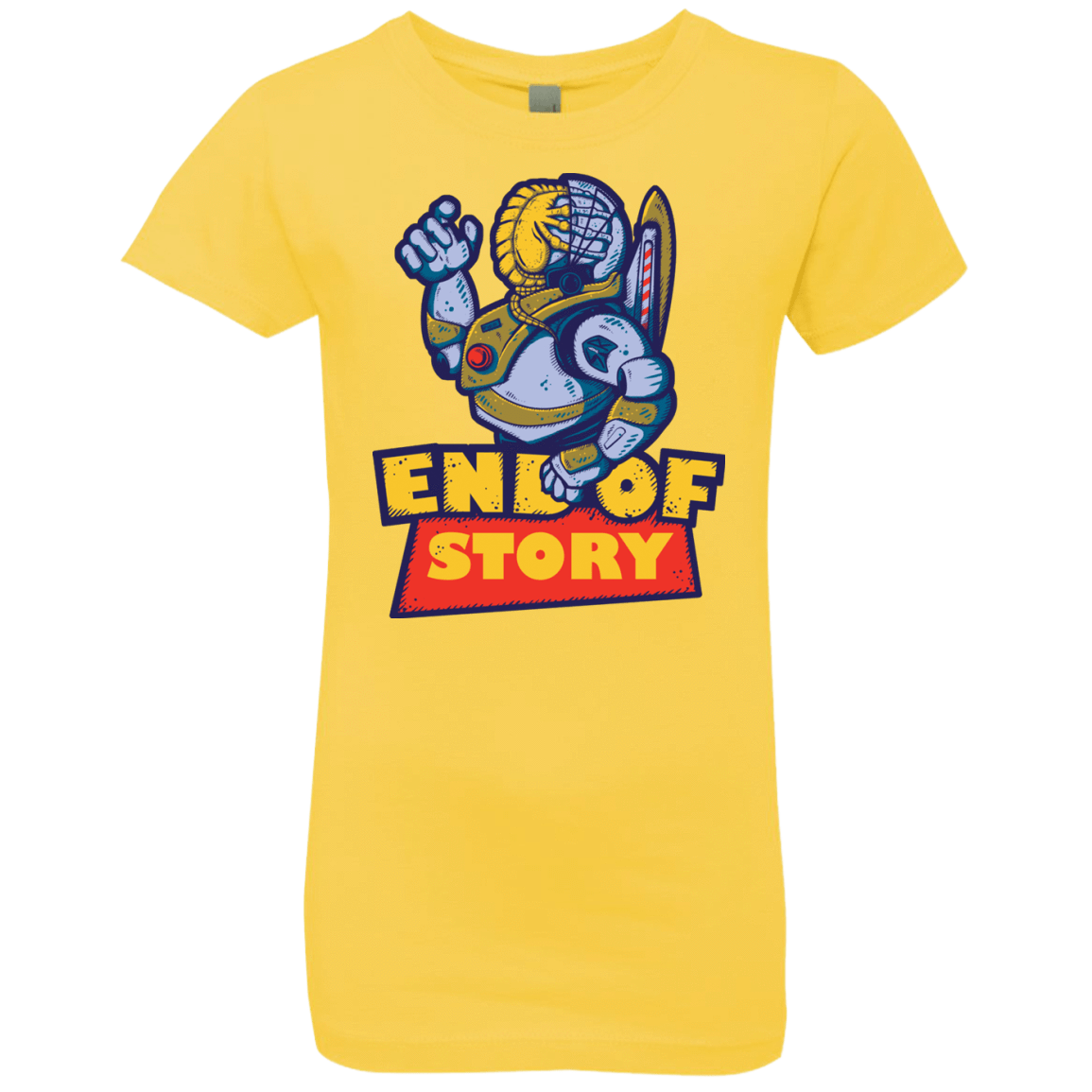 T-Shirts Vibrant Yellow / YXS END OF STORY Girls Premium T-Shirt