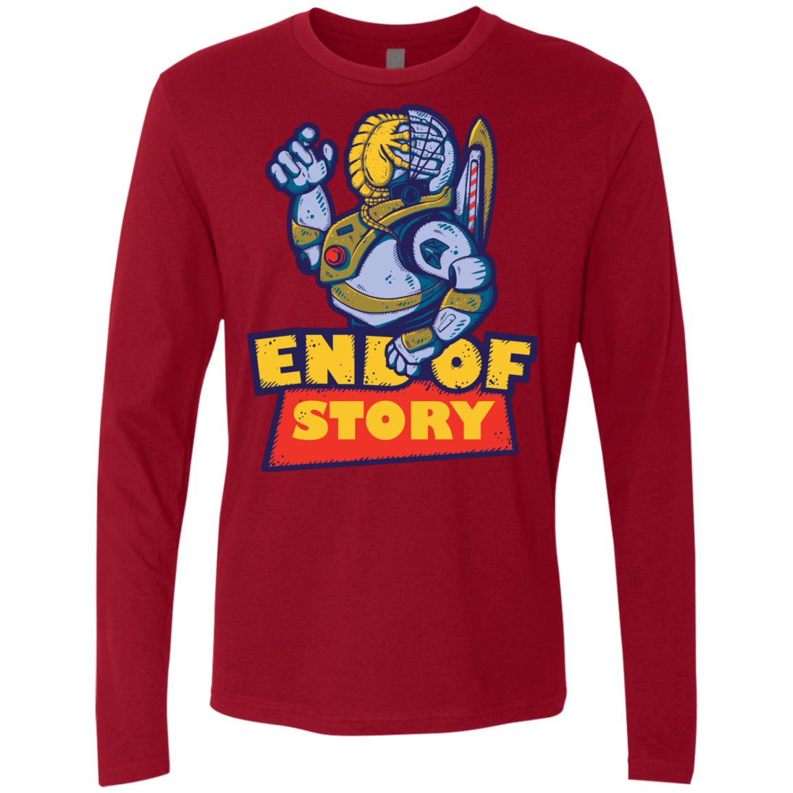 T-Shirts Cardinal / Small END OF STORY Men's Premium Long Sleeve