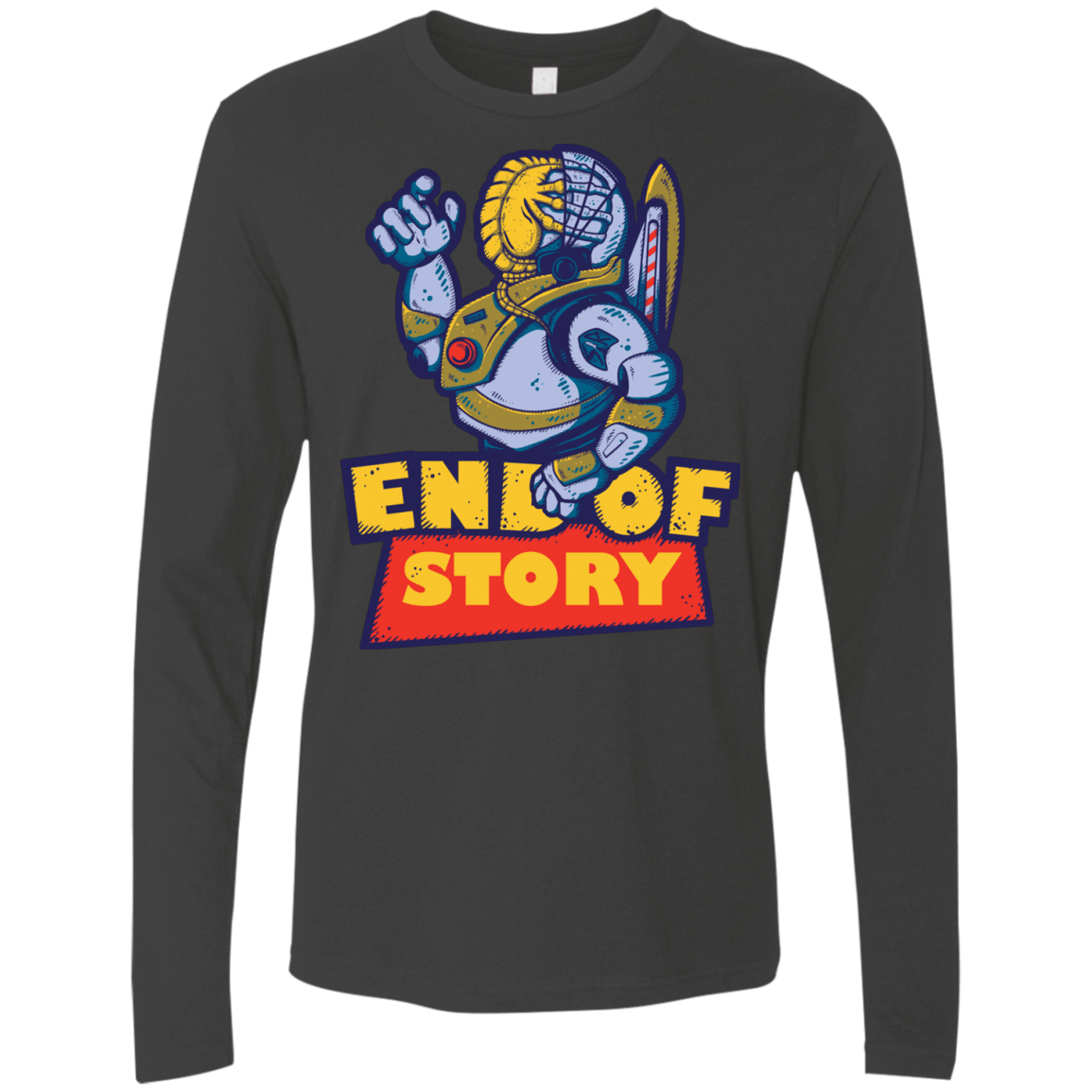 T-Shirts Heavy Metal / Small END OF STORY Men's Premium Long Sleeve