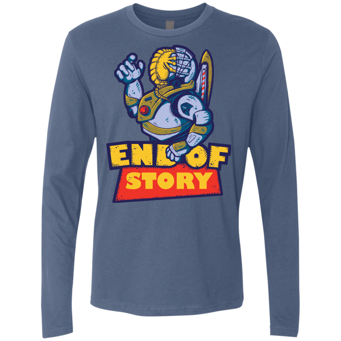 T-Shirts Indigo / Small END OF STORY Men's Premium Long Sleeve